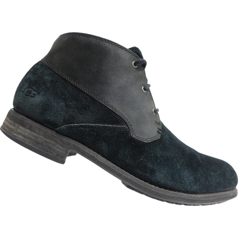 UGG Men Chukka Boots Worthing Suede Ankle Winter Shearling Ankle Sz 13 Australia
